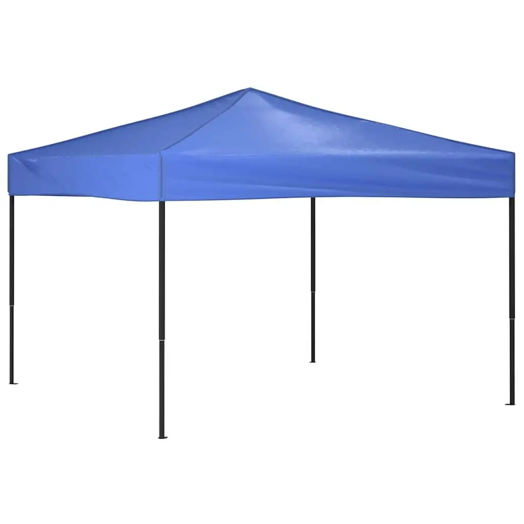 Folding Tent 3x3m Blue Durable Steel Frame UV Resistant Water Resistant Outdoor Canopy Gazebo
