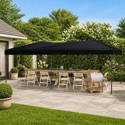 Enhance Your Outdoor Gatherings with a Black Folding Tent