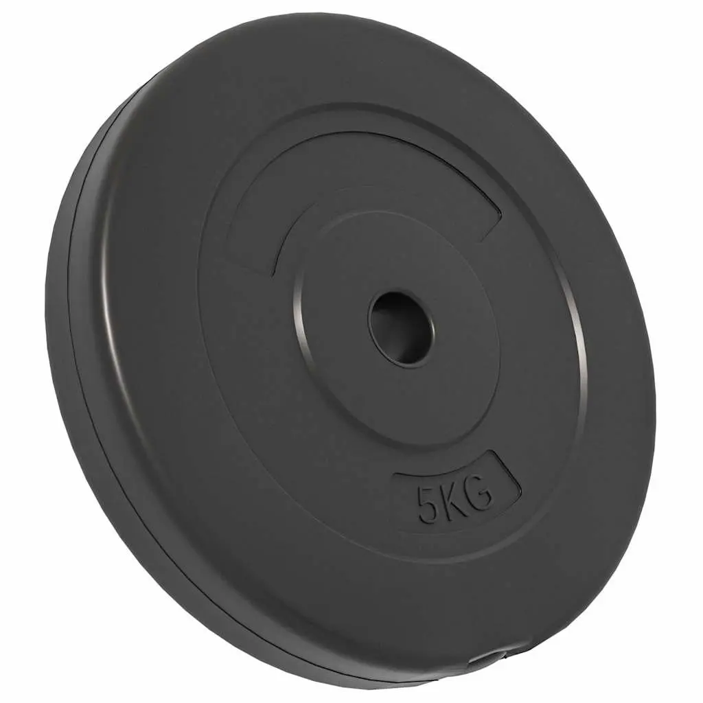 Weight Plates 30 kg 4 Piece Cement Dumbbell Barbell Plates Home Gym Training