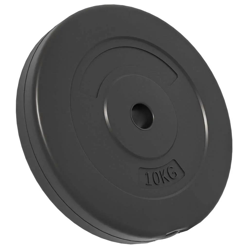 Weight Plates 30 kg 4 Piece Cement Dumbbell Barbell Plates Home Gym Training