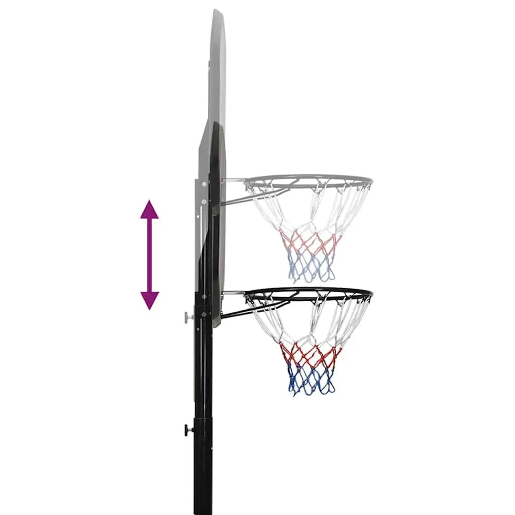 Adjustable Basketball Stand 258-363 cm Portable Indoor Outdoor Game Net