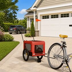 Comfortable Pet Bike Trailer for Outdoor Adventures