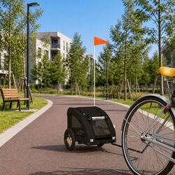 Enhance Your Outdoor Adventures with This Pet Bike Trailer