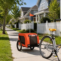 Enhance Your Outdoor Adventures with This Pet Bike Trailer