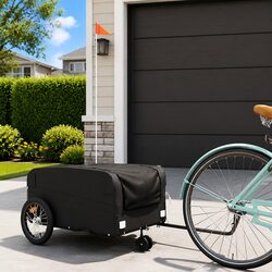 Bike Trailer in Black for Hassle-Free Hauling