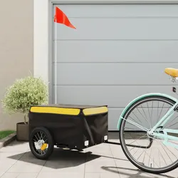 Yellow Iron Cargo Trailer for Enhanced Biking Experience