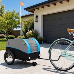 Blue Bike Cargo Trailer – Enhancing Your Cycling Experience