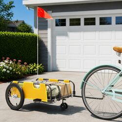 Bike Trailer in Yellow: Enhance Your Transport Experience