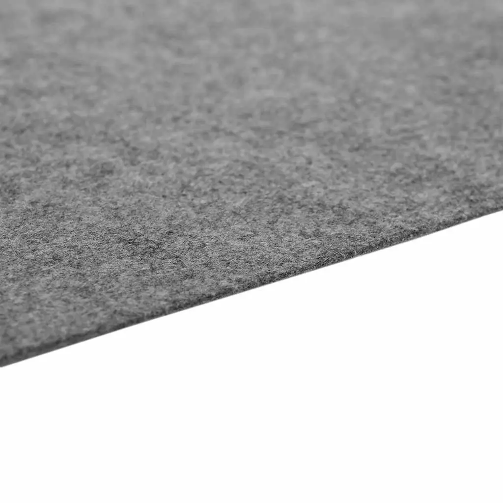 Pool Ground Cloth 420x220cm Light Grey Durable Polyester Geotextile Protector