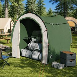 Storage Tent Green Waterproof Camping Outdoor Portable Easy Setup Fibreglass