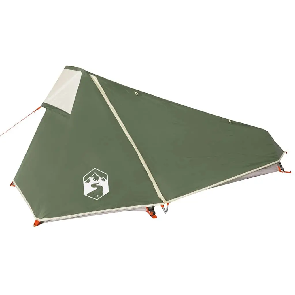 Camping Tent 1-Person Tunnel Waterproof Green Outdoor Hiking Adventure Shelter