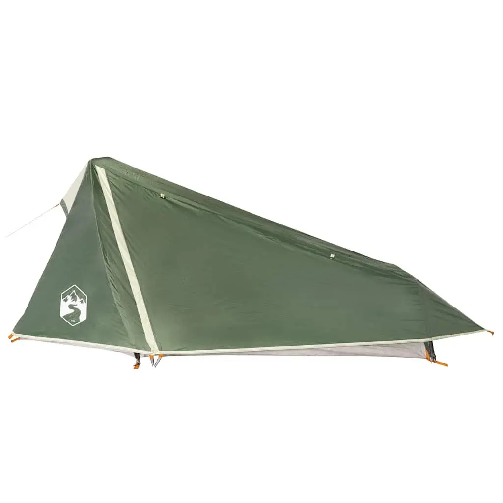 Camping Tent 1-Person Tunnel Waterproof Green Outdoor Hiking Adventure Shelter