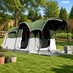 8-Person Family Tunnel Tent for Unforgettable Outdoor Memories