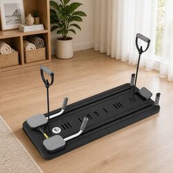 Pilates Board Foldable Reformer Multi Functional Exercise Trainer Full Body