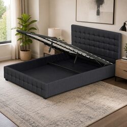 Stylish Gas Lift Storage Bed Frame for Your Bedroom