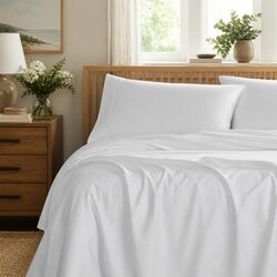Elevate Your Bedroom with the King Bamboo Cotton Sheet Set