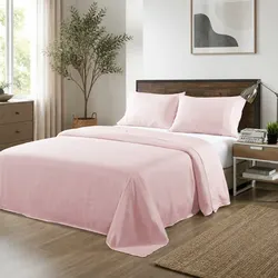 Bamboo Blended Sheet Set Queen Size Bubble Bath Soft Comfort Bedding Pillowcases