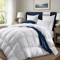 Silk Blend Quilt Double Size 800GSM Hypoallergenic Breathable Winter Bed Doona