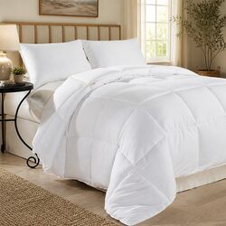 Duck Feather Down Quilt Double 500GSM 95% Feather 5% Down Ultra Soft Cotton