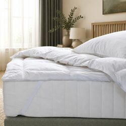 Plush Queen Mattress Topper for Enhanced Sleep Comfort