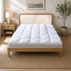 Elevate Your Sleep with King Size Bamboo Mattress Topper