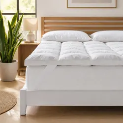 King Single Duck Feather Down Mattress Topper for Ultimate Comfort