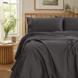 Elevate Your Bedroom with King Bamboo Cotton Sheet Set