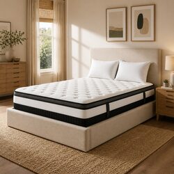 Elevate Your Sleep with the Queen Euro Top Hybrid Mattress