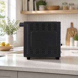 Air Fryer Oven 32L Large Capacity LCD Touch Control 1700W Black Kitchen