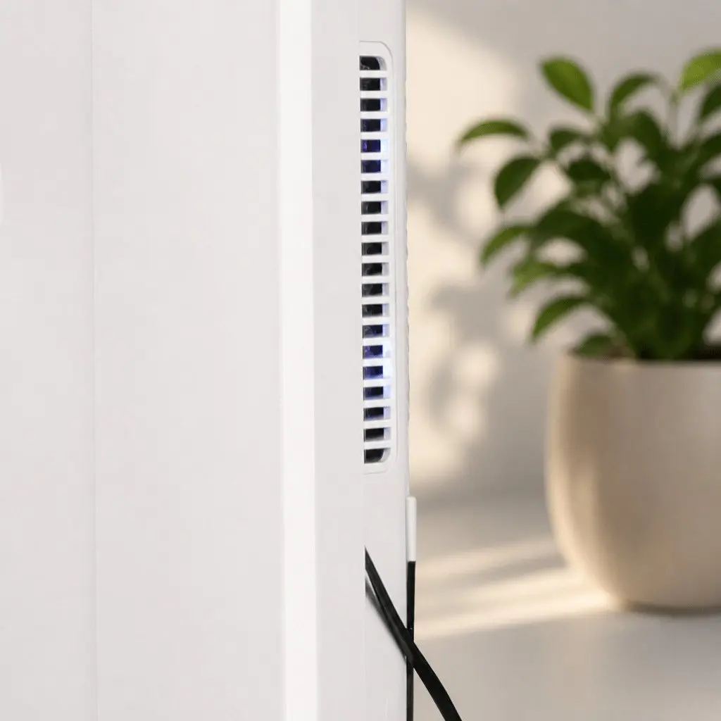 Portable Dehumidifier 2L 2 in 1 Air Purifier with LED Display and Remote Control