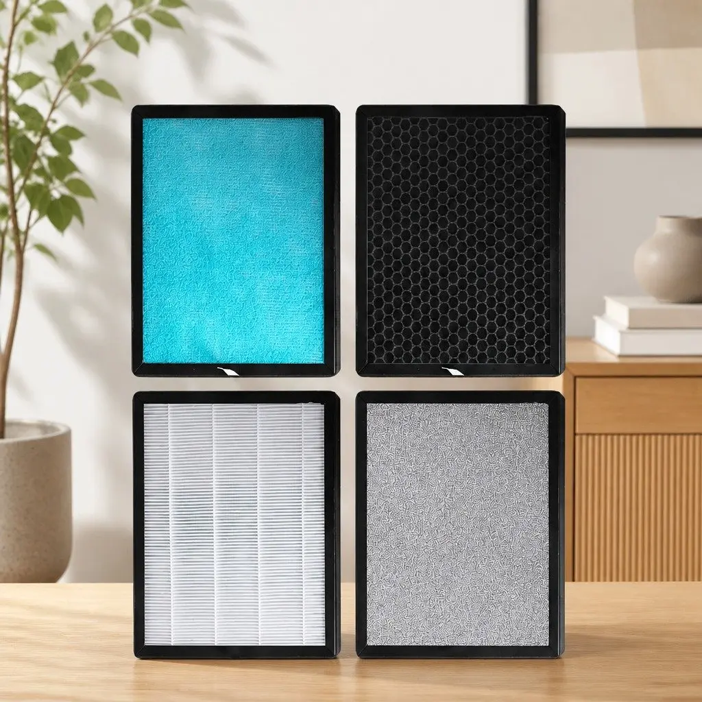 Air Purifier Filter Replacement 5 Layer Filtration HEPA Activated Carbon Cold Catalyst