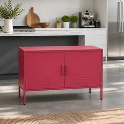 Stylish Pink Storage Sideboard for Your Dining Room