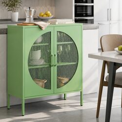 Light Green Buffet Sideboard Cabinet for Stylish Living Spaces