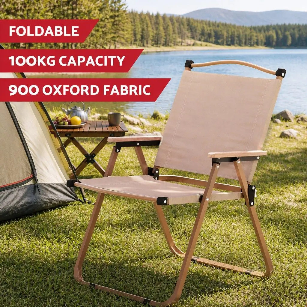 3 Piece Camping Table Chair Set Lightweight Portable Folding Outdoor Furniture