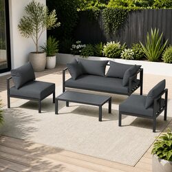 Enhance Your Outdoor Space with a 4-Seater Sofa Set