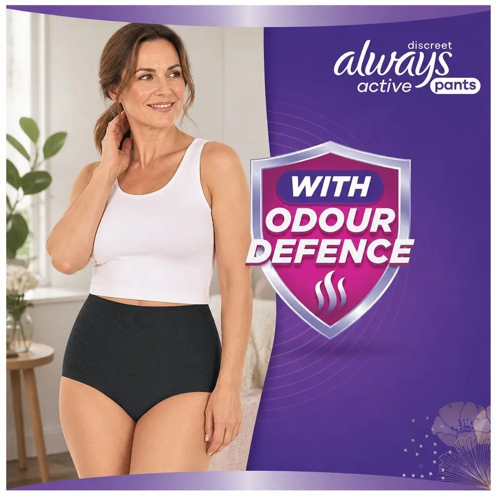 Adult Absorbent Pants Large 16-22 95-125cm Discreet Incontinence Protection