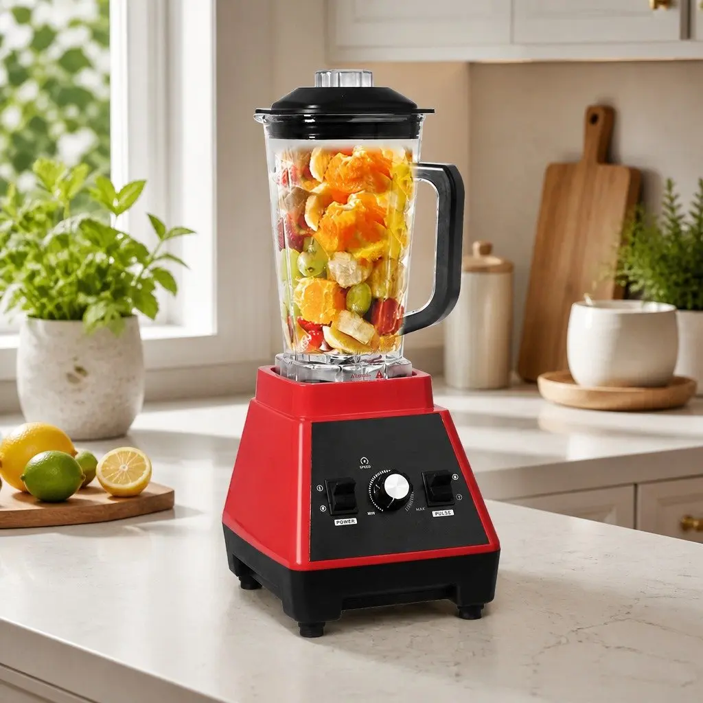 Commercial Blender 2L 1600W High-Torque Stainless Steel Blades
