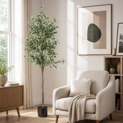 Elevate Your Space with 180cm Olive Tree Faux Plant