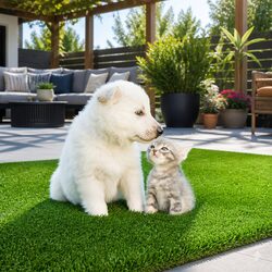 Enhance Your Garden with Olive Green Synthetic Turf 2m x 5m