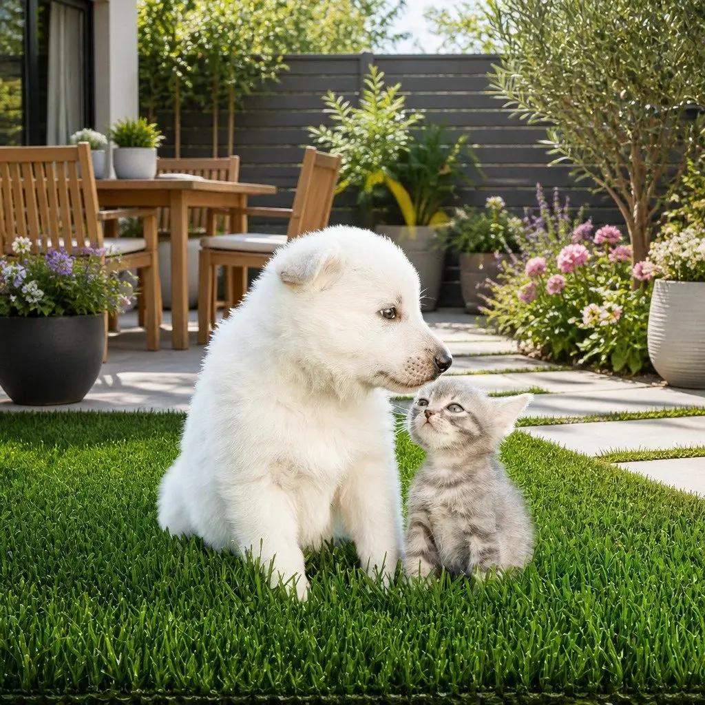 Synthetic Grass 20 SQM Olive Green Durable Realistic Lawn for Backyard Garden Patio