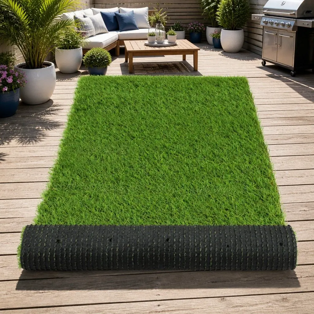 Artificial Grass 30mm 2m x 5m Synthetic Lawn Turf for Low Maintenance Garden Landscape Outdoor Use