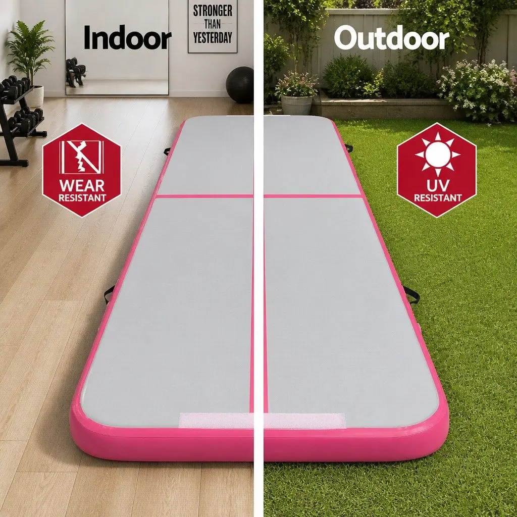 Inflatable Air Track Mat 3M Gymnastics Tumbling Training Exercise Yoga Fitness