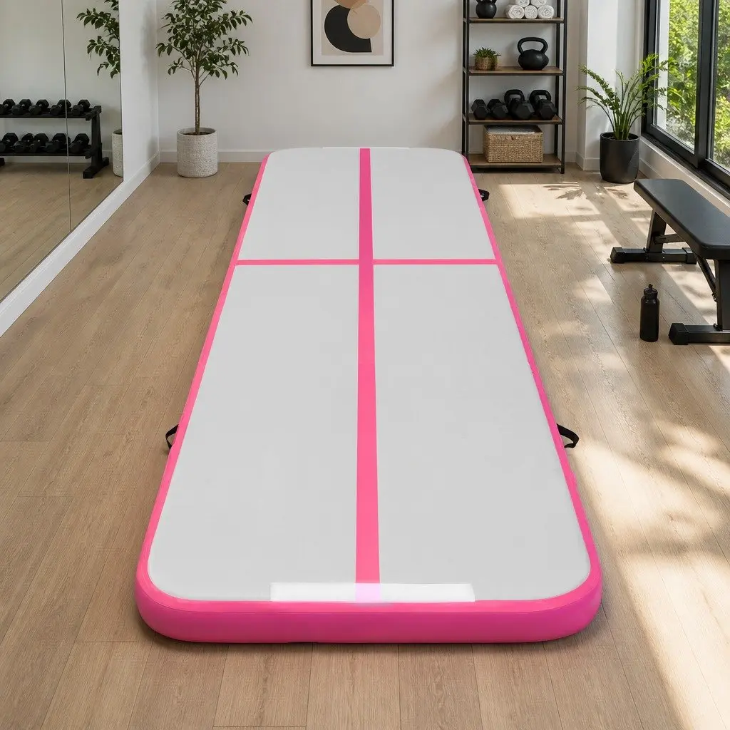 Air Track Gymnastics Mat 4M Inflatable Cushioned Training Pad