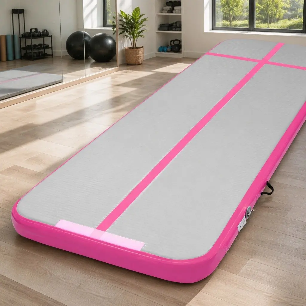 Air Track Gymnastics Mat 4M Inflatable Cushioned Training Pad