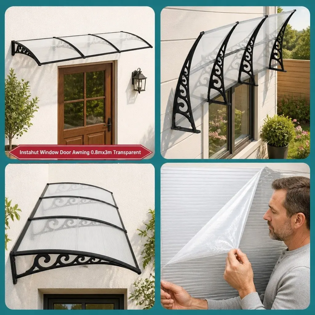 0.8m x 3m Awning Canopy