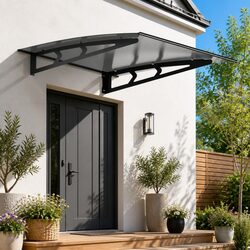 Weather-Resistant Canopy Awning for Doors and Windows