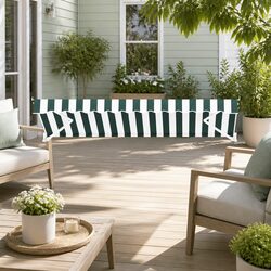 Transform Your Patio with a 3m x 2.5m Folding Arm Awning Green White