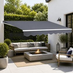 Enhance Your Outdoor Living with This Folding Arm Awning