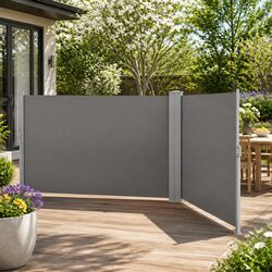 Stylish Side Awning for Your Outdoor Oasis 2x6M Grey
