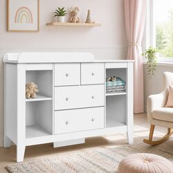 Versatile Nursery Storage Chest with Changing Table Top
